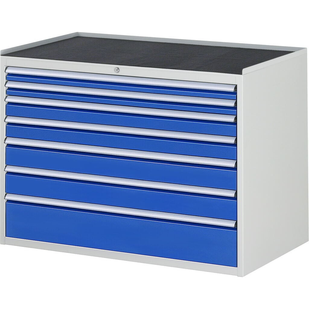 RAU Armoire à tiroirs série 7000, HxlxP 825 x 1 145 x 650 mm, avec 7 tiroirs taille XXL, face supérieure en métal N° de l'image du produit 1 : RAU Armoire à tiroirs série 7000, HxlxP 825 x 1 145 x 650 mm, avec 7 tiroirs taille XXL, face supérieure en métal