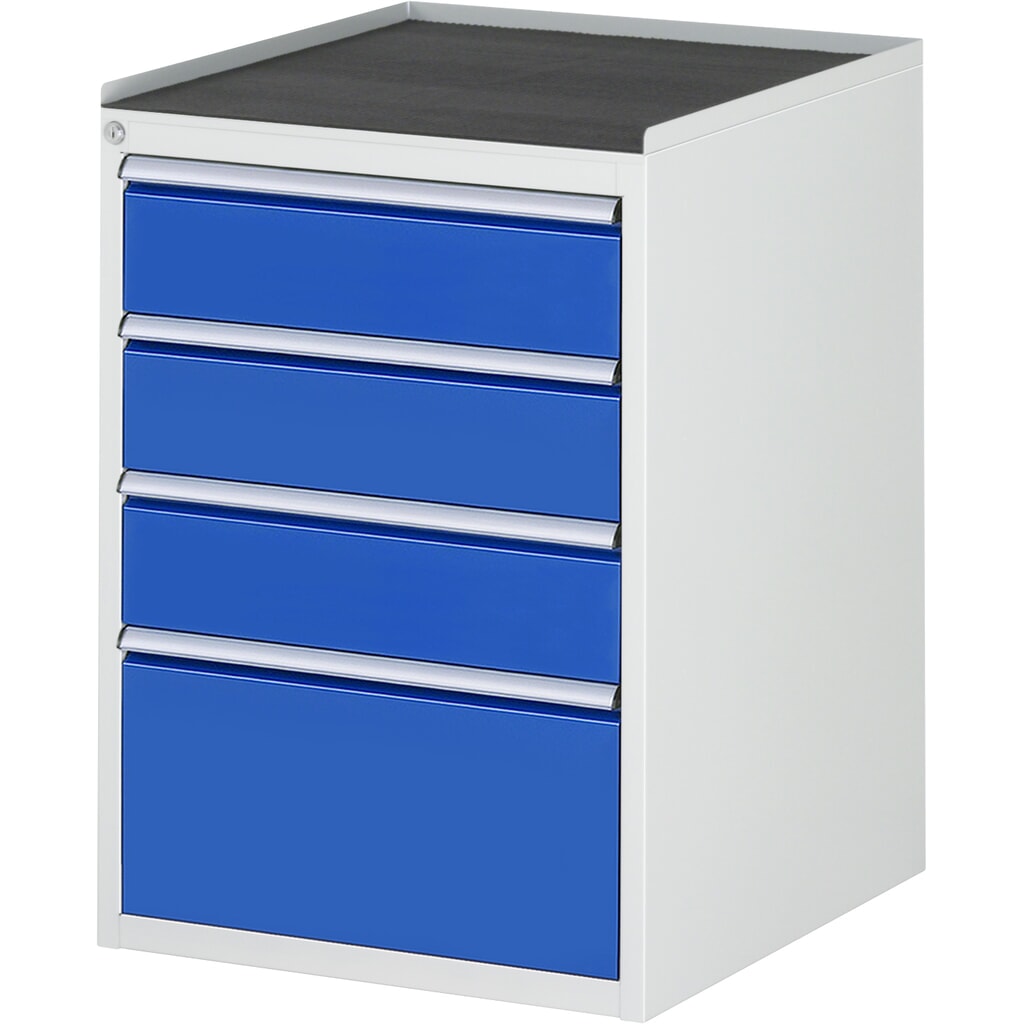RAU Armoire à tiroirs série 7000, HxlxP 825 x 580 x 650 mm, avec 4 tiroirs taille L, face supérieure en métal Illustration du produit: RAU Armoire à tiroirs série 7000, HxlxP 825 x 580 x 650 mm, avec 4 tiroirs taille L, face supérieure en métal