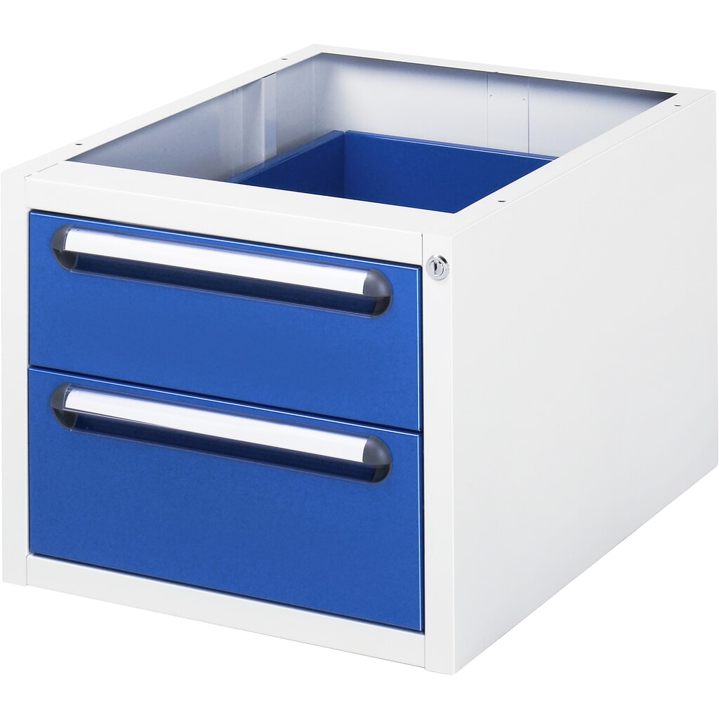 RAU Caisson sous plateau pour table pour poste de travail série Tom HxlxP 395 x 480 x 600 mm, avec 2 tiroirs Illustration du produit: RAU Caisson sous plateau pour table pour poste de travail série Tom HxlxP 395 x 480 x 600 mm, avec 2 tiroirs