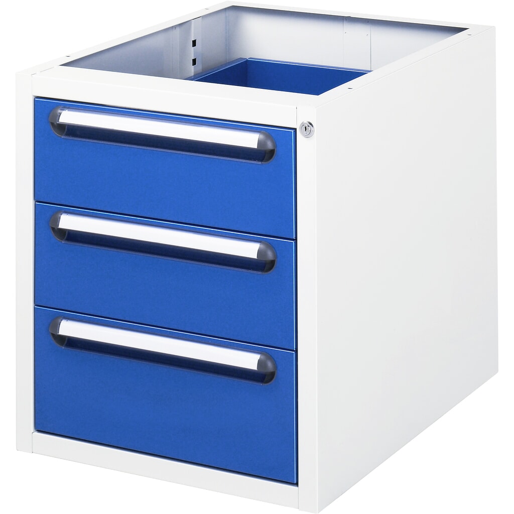 RAU Caisson sous plateau pour table pour poste de travail série Tom HxlxP 545 x 480 x 600 mm, avec 3 tiroirs Illustration du produit: RAU Caisson sous plateau pour table pour poste de travail série Tom HxlxP 545 x 480 x 600 mm, avec 3 tiroirs