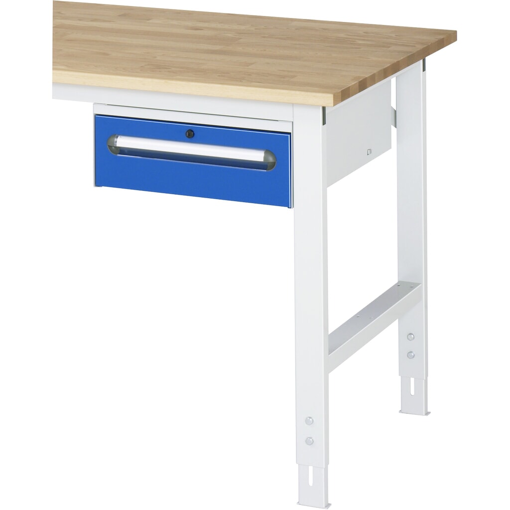 RAU Caisson sous plateau pour table pour poste de travail série Tom HxlxP 175 x 425 x 600 mm, avec 1 tiroir N° de l'image du produit 2 : RAU Caisson sous plateau pour table pour poste de travail série Tom HxlxP 175 x 425 x 600 mm, avec 1 tiroir