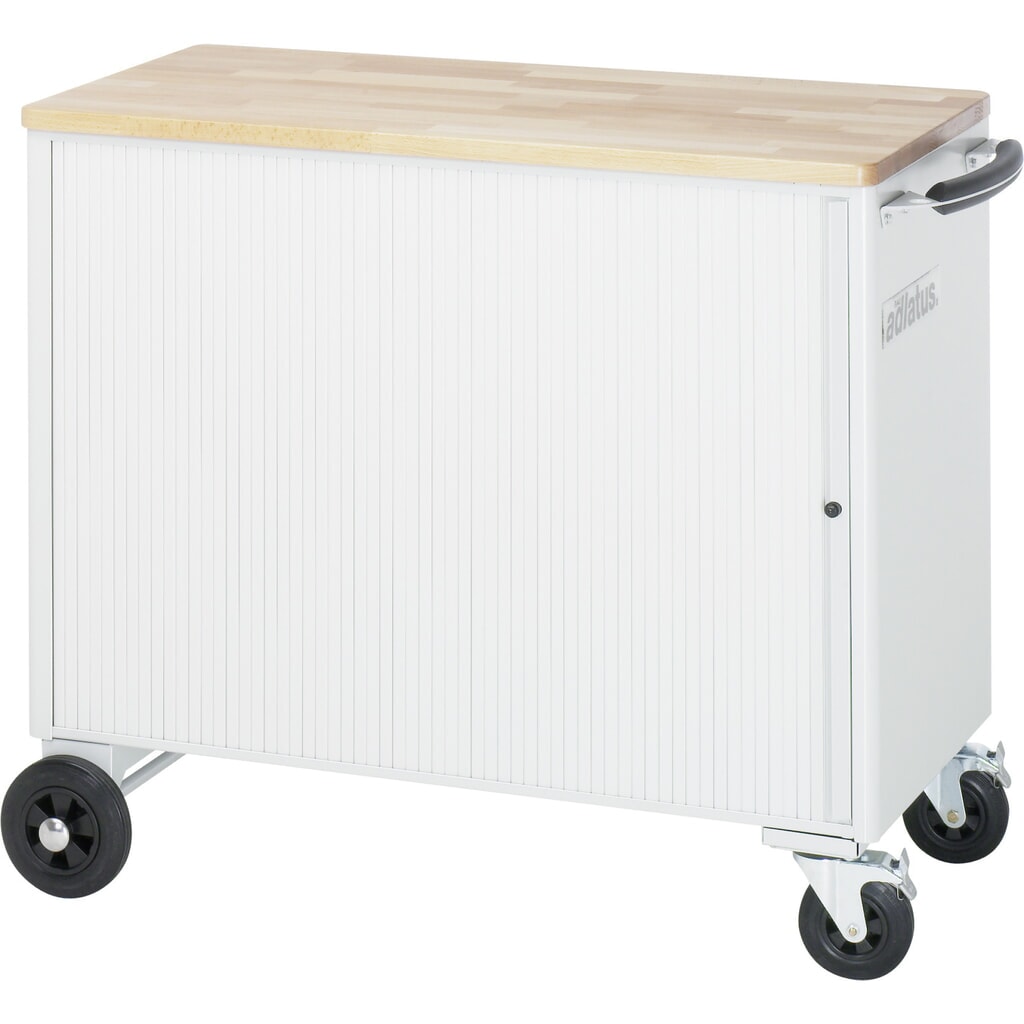 N° de l'image du produit 4 : RAU Chariot pour outils série adlatus, HxLxP 890 x 1 025 x 520 mm, 5 tiroirs 3 x 40, 2 x 105 mm, Plan de travail en hêtre