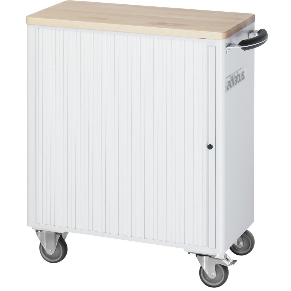 Numéro de l'image du produit 3: RAU Chariot pour outils série adlatus 700, HxLxP 860 x 725 x 400 mm, 4 tiroirs 2 x 40, 2 x 105 mm, Plan de travail en hêtre
