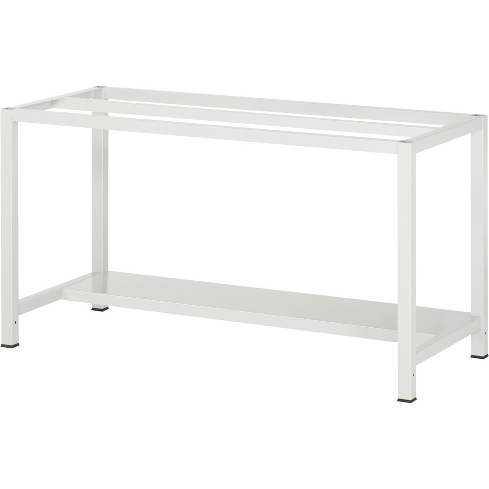 Numéro de l'image du produit 3: RAU Établi 900 avec tablette profondeur 320 mm, HxlxP 825 x 1 500 x 800 mm, Plan de travail avec revêtement en tôle d'acier