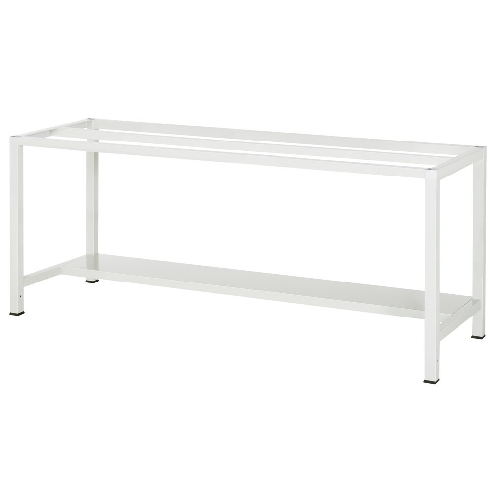 Numéro de l'image du produit 3: RAU Établi 900 avec tablette profondeur 320 mm, HxlxP 825 x 2 500 x 800 mm, Plan de travail avec revêtement en mélamine