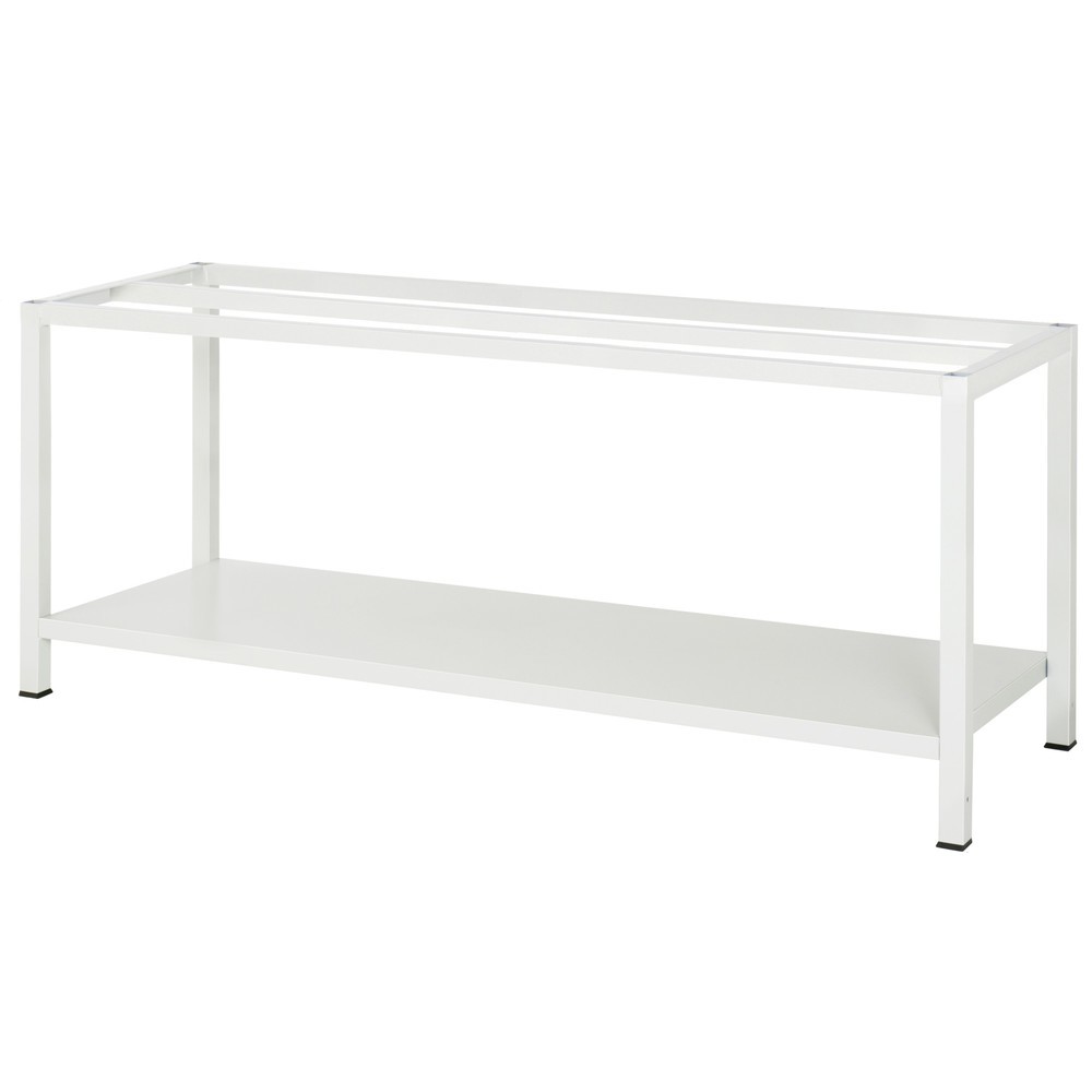 Numéro de l'image du produit 3: RAU Établi 900 avec tablette profondeur 650 mm, HxlxP 825 x 2 500 x 800 mm, Plan de travail avec revêtement en tôle d'acier