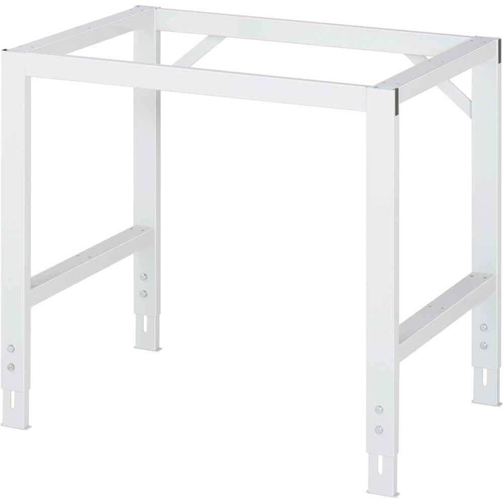 N° de l'image du produit 2 : RAU Établi réglable en hauteur série TOM, HxlxP 760-1 080 x 1 000 x 1 000 mm, 2 tiroirs, Plan de travail en MDF