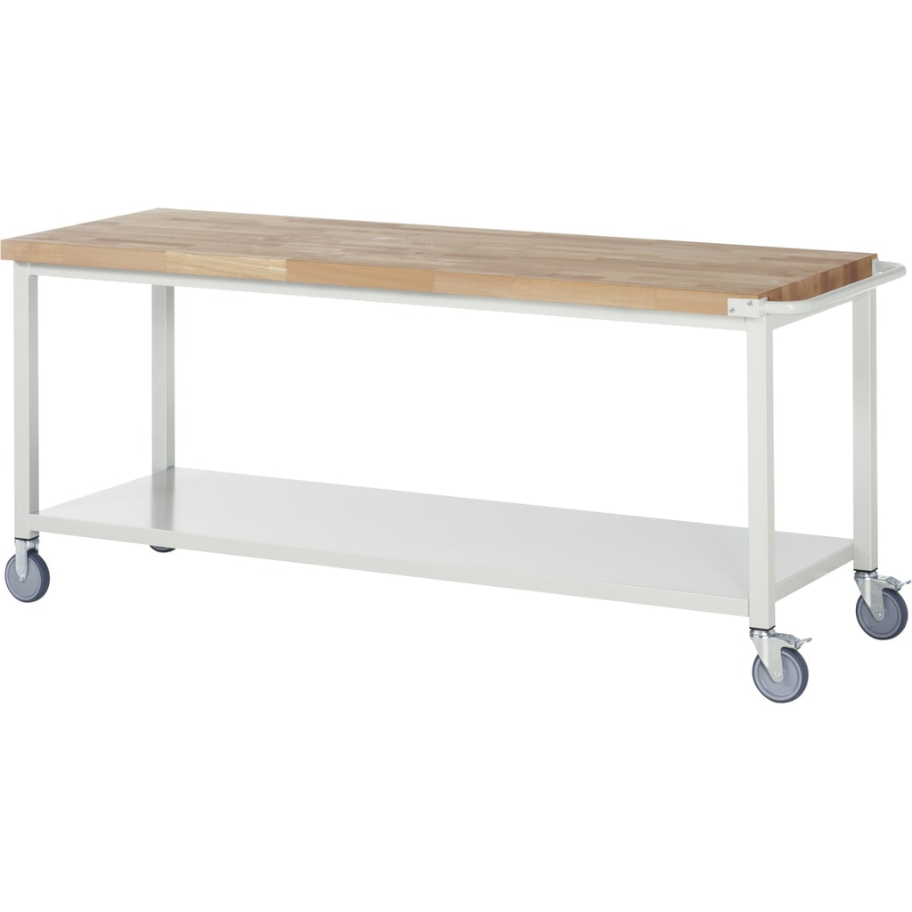 Illustration du produit: RAU Établi mobile série 8000, HxlxP 880 x 2 000 x 700 mm, tablette inférieure