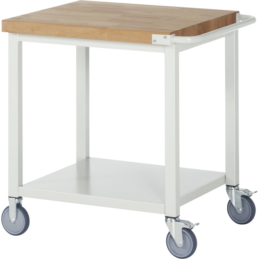 Illustration du produit: RAU Établi mobile série 8000, HxlxP 880-1 080 x 750 x 700 mm, 1 tablette, profondeur 650 mm