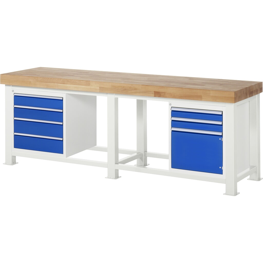 N° de l'image du produit 4 : RAU établi pour charges lourdes, H x l x P 900 mm x 3000 mm x 900 mm