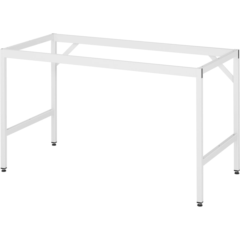 N° de l'image du produit 3 : RAU Établi réglable en hauteur série JERRY, HxlxP 800-850 x 1 500 x 1 000 mm, Plan de travail avec revêtement en mélamine