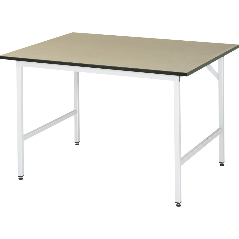 Numéro de l'image du produit 1: RAU Établi réglable en hauteur série JERRY, HxlxP 800-850 x 1 250 x 1 000 mm, Plan de travail en MDF