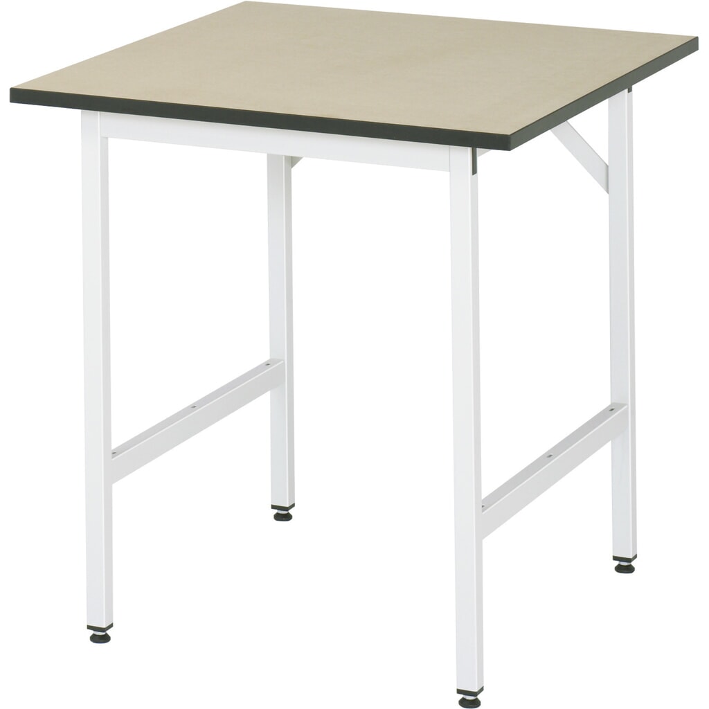 RAU Établi réglable en hauteur série JERRY, HxlxP 800-850 x 750 x 800 mm, Plan de travail en MDF N° de l'image du produit 1 : RAU Établi réglable en hauteur série JERRY, HxlxP 800-850 x 750 x 800 mm, Plan de travail en MDF