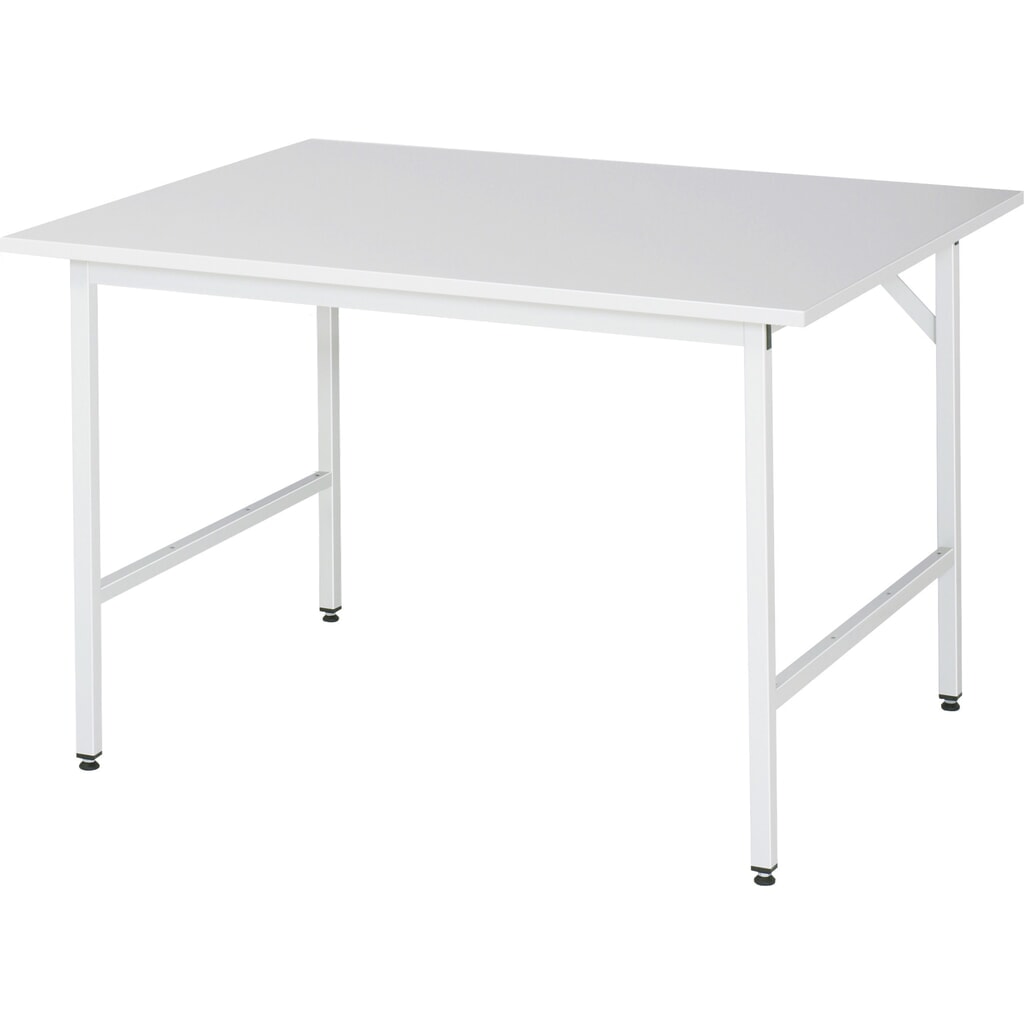 RAU Établi réglable en hauteur série JERRY, HxlxP 800-850 x 1 250 x 1 000 mm, Plan de travail avec revêtement en mélamine Illustration du produit: RAU Établi réglable en hauteur série JERRY, HxlxP 800-850 x 1 250 x 1 000 mm, Plan de travail avec revêtement en mélamine