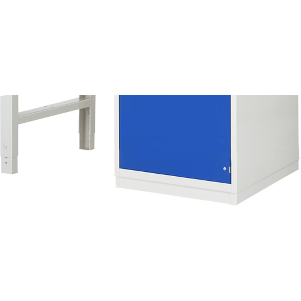 N° de l'image du produit 5 : RAU Établi série 7000, HxlxP 890 x 1 000 x 900 mm, 1 caisson sous plateau à droite, avec 4 tiroirs