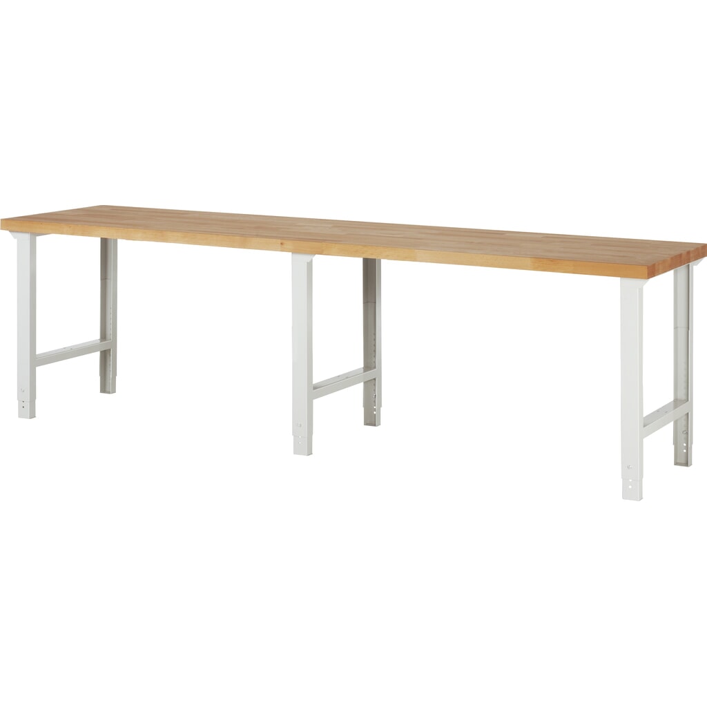 N° de l'image du produit 1 : RAU Établi série 7000, HxlxP 790- 1 140 x 3 000 x 900 mm
