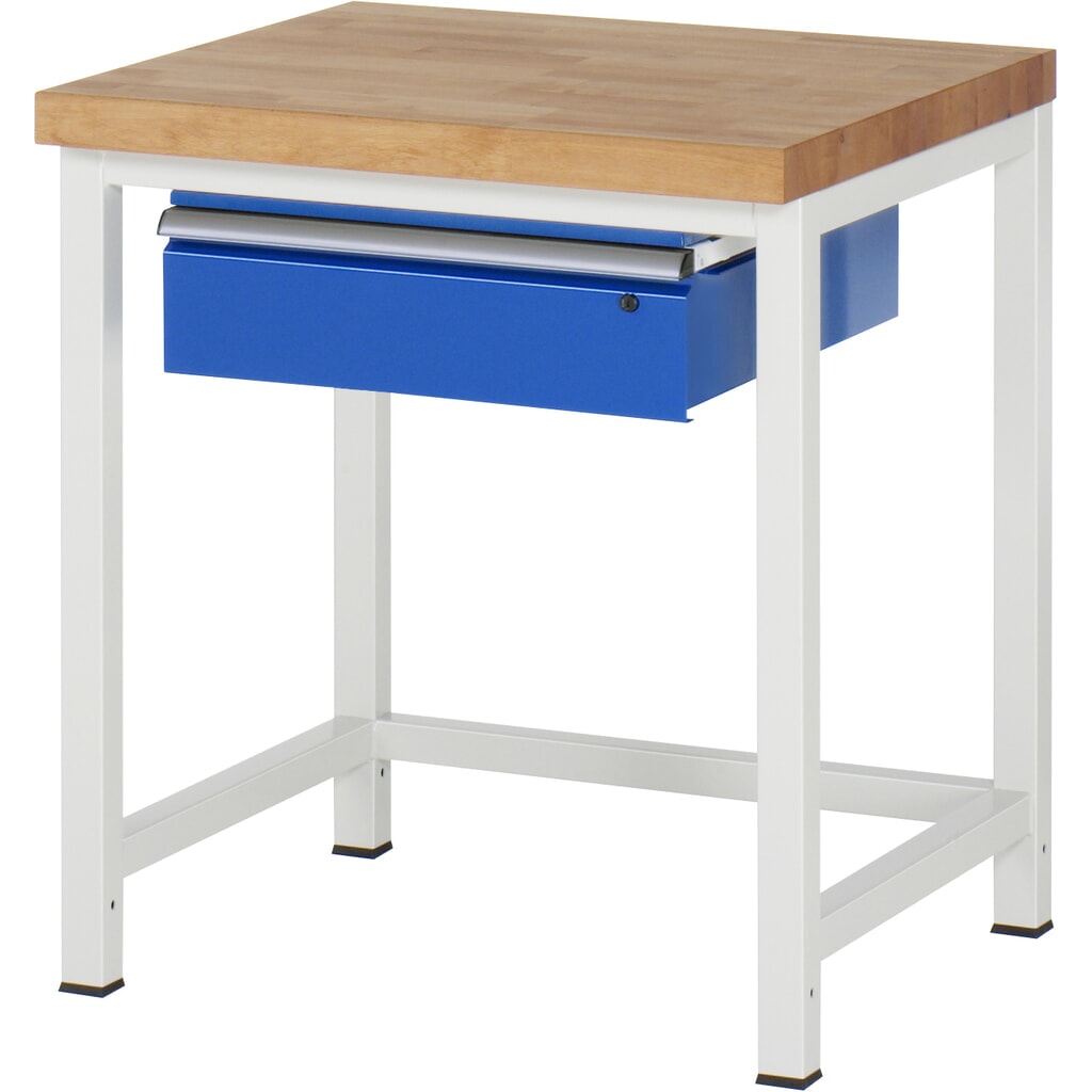 Illustration du produit: RAU Établi série 8000, HxlxP 840-1 040 x 750 x 700 mm, 1 tiroir