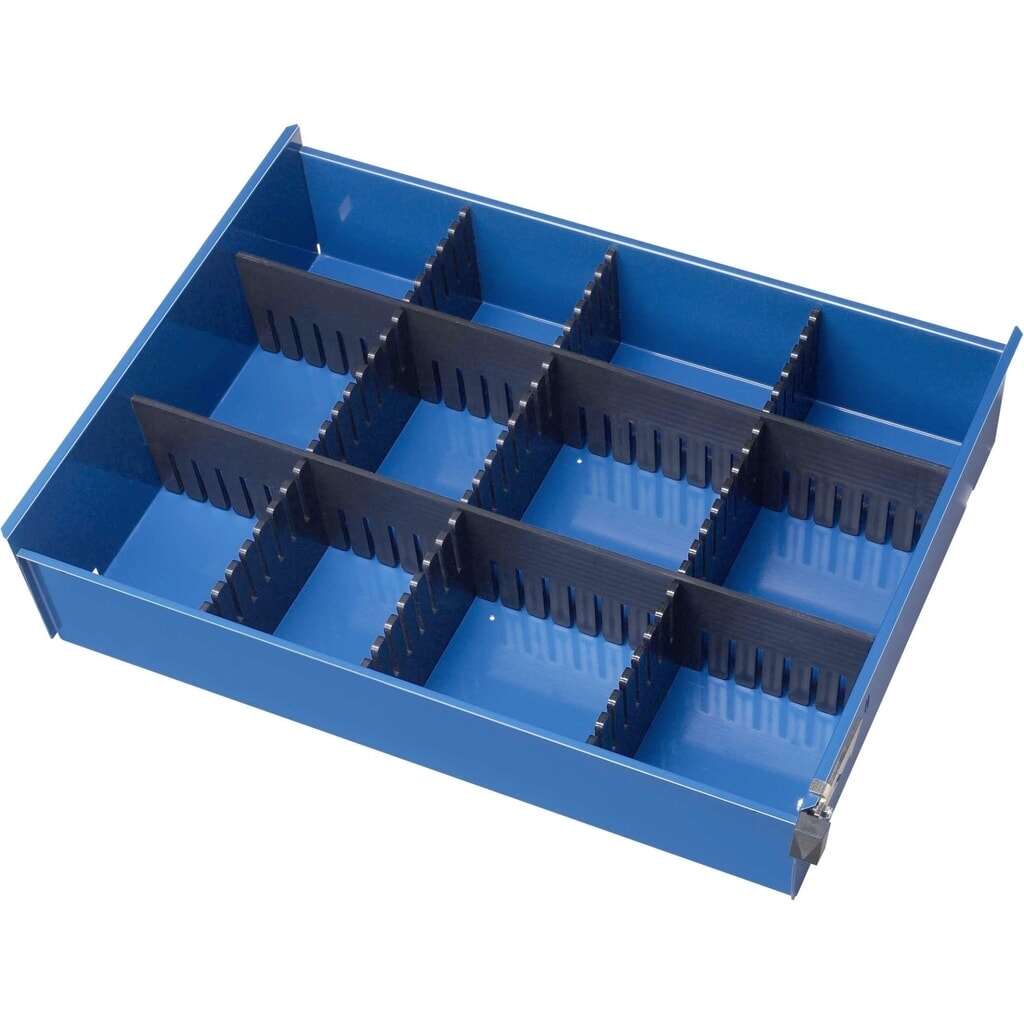 Illustration du produit: RAU Jeu de compartimentage pour tiroir 570 x 450, pour hauteur de façade 130 / 105,195 / 130, 260 mm