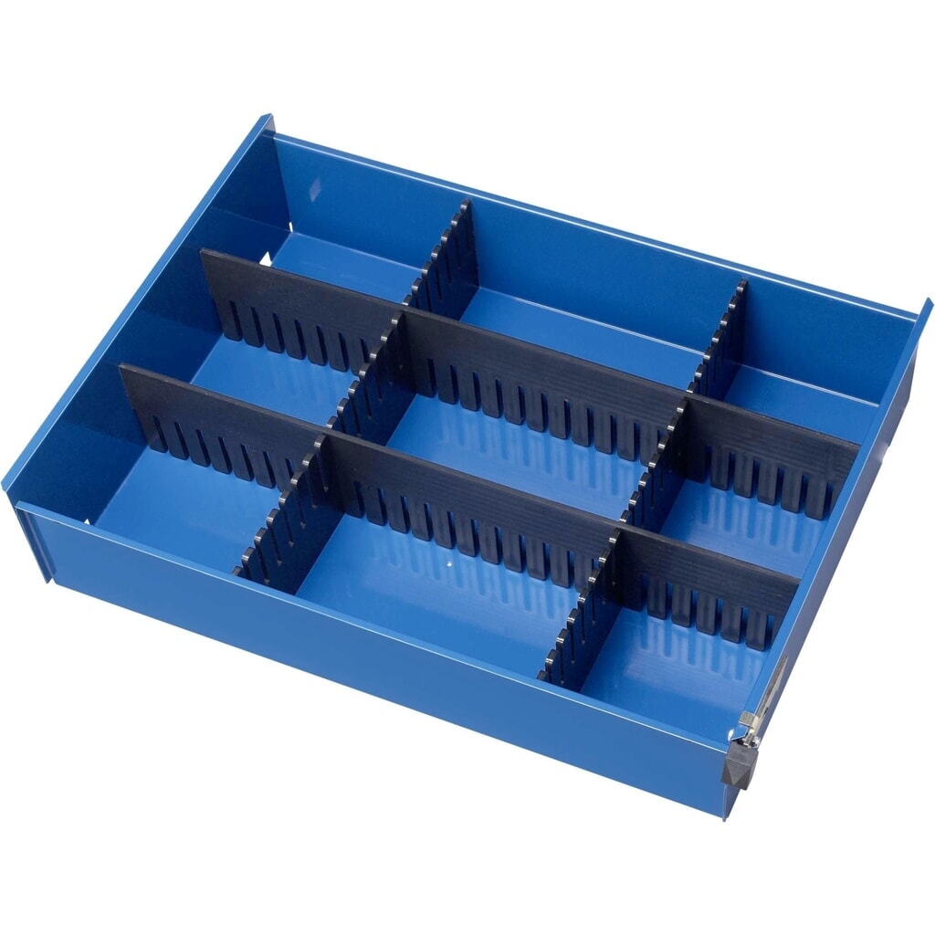 RAU Jeu de compartimentage pour tiroir 570 x 450, pour hauteur de façade 65 / 40 mm Illustration du produit: RAU Jeu de compartimentage pour tiroir 570 x 450, pour hauteur de façade 65 / 40 mm