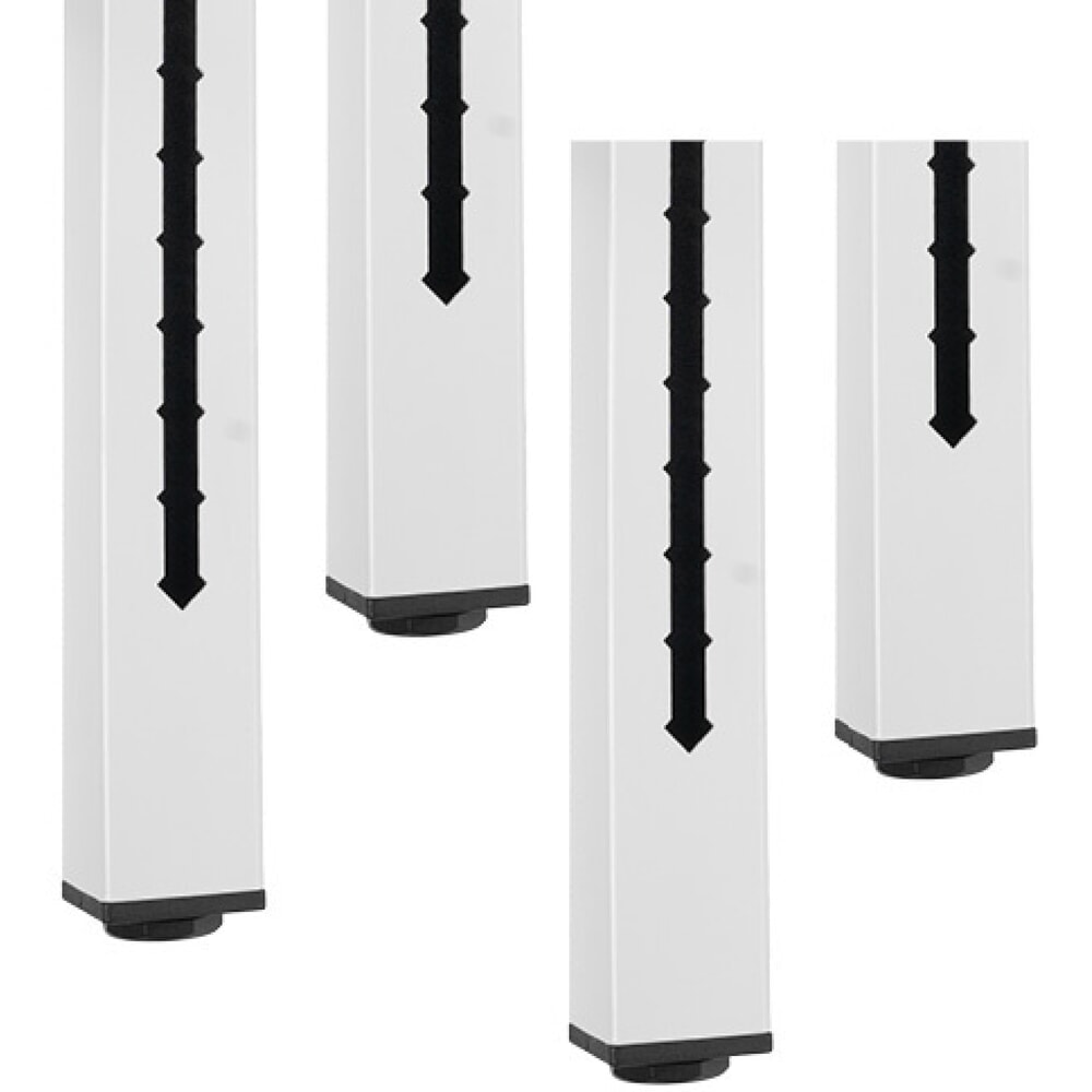 Supports De Serrage Pour Store Plissé - Lot De 8 (4 Supports + 4 Caches) - Réglable Jusqu'à 20 Mm - Pour Fenêtres En Bois Ou PVC