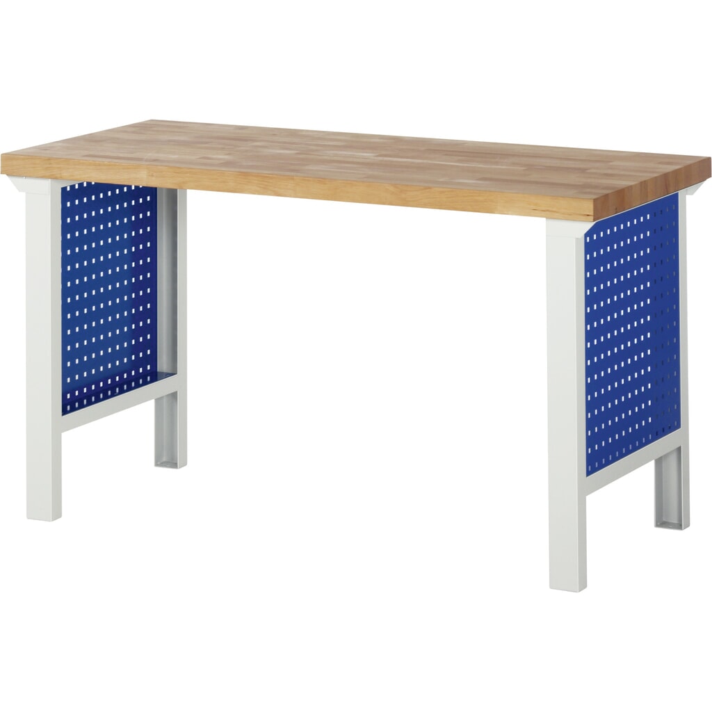 Illustration du produit: RAU Panneau perforé latéral pour pied d'établi 7000, HxlxP 620 x 750 x 2 mm