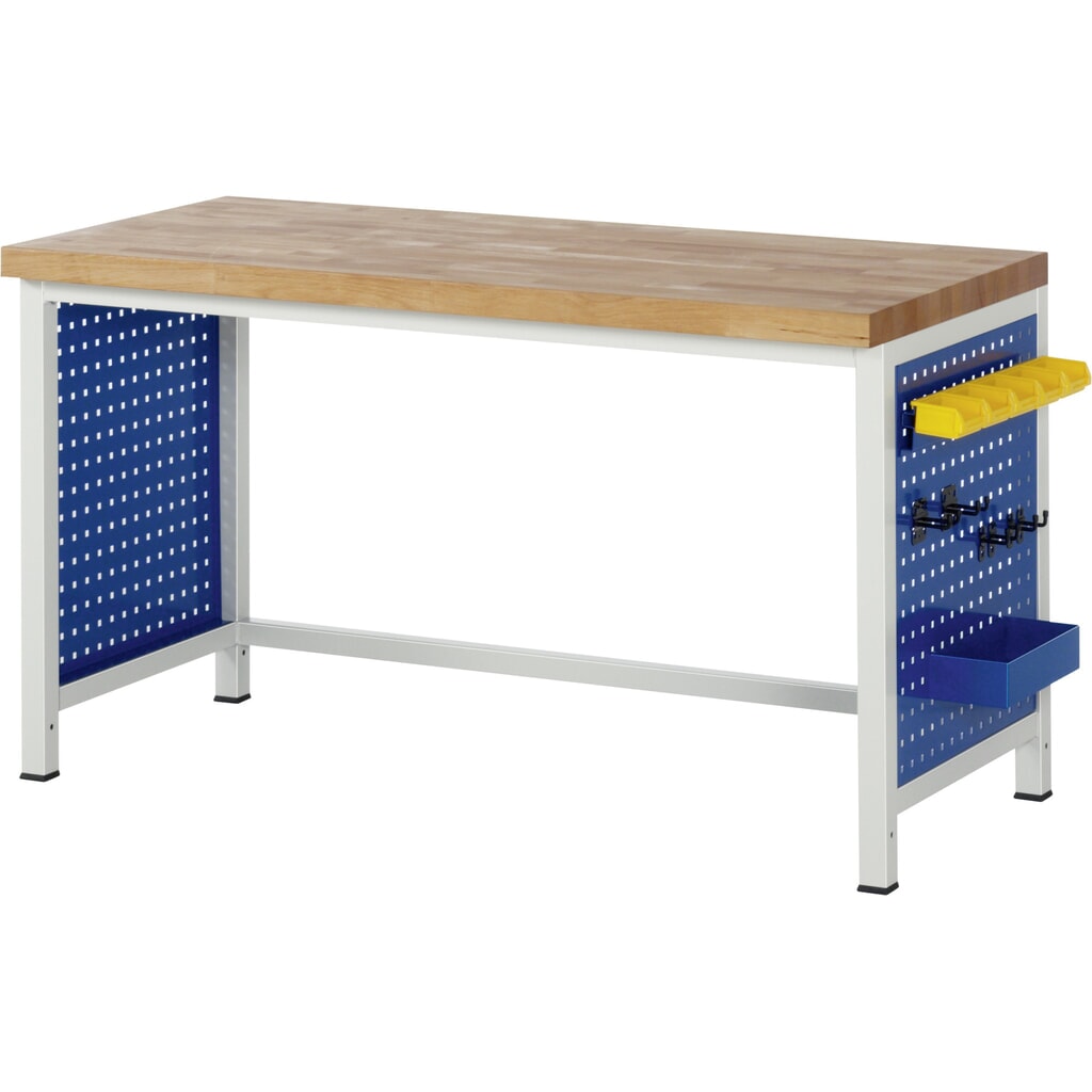 N° de l'image du produit 2 : RAU Panneau perforé latéral pour pied d'établi 8000, HxlxP 620 x 760 x 2 mm