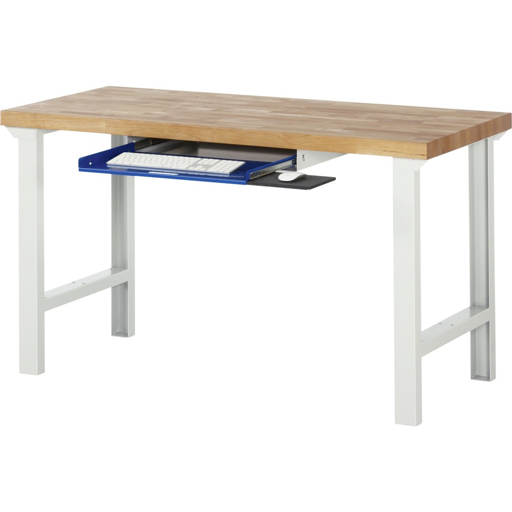 Numéro de l'image du produit 2: RAU Porte-clavier coulissant pour établi série 7000/8000, HxlxP 85 x 640 x 485 mm