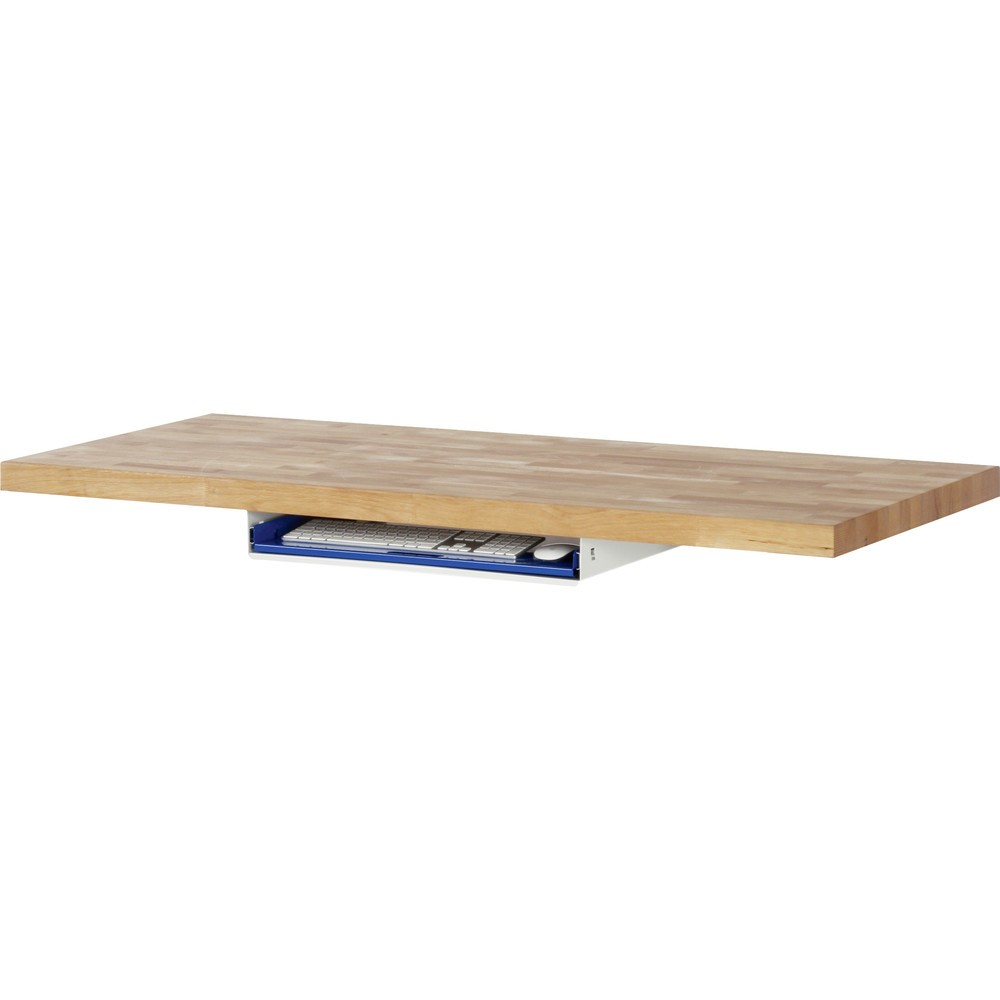 Numéro de l'image du produit 3: RAU Porte-clavier coulissant pour établi série 7000/8000, HxlxP 85 x 640 x 485 mm