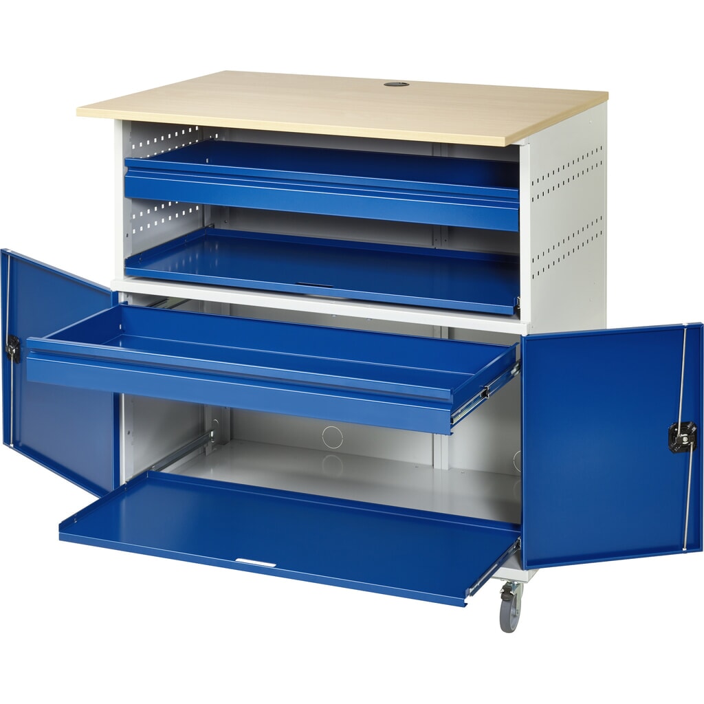RAU Poste informatique avec boîtier d'écran, mobile N° de l'image du produit 3 : RAU Poste informatique avec boîtier d'écran, mobile
