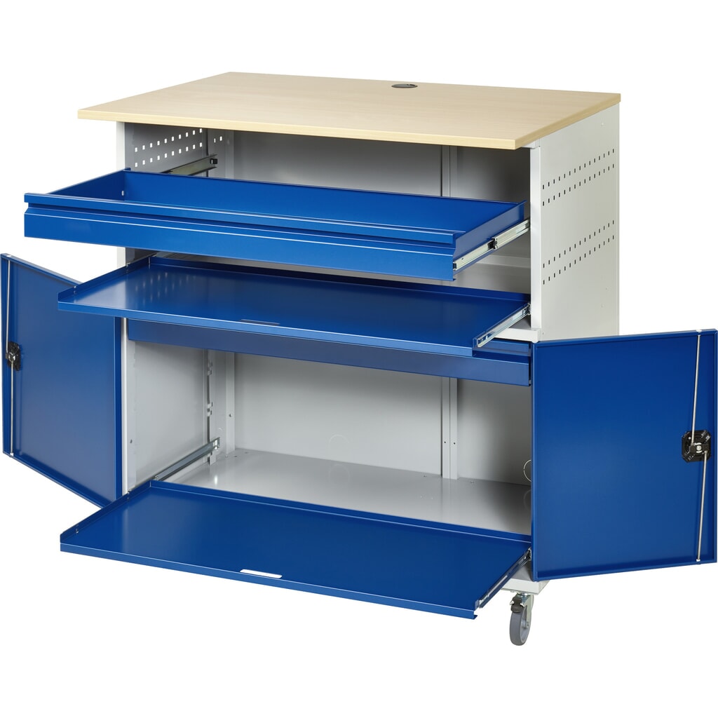 RAU Poste informatique avec boîtier d'écran, mobile N° de l'image du produit 4 : RAU Poste informatique avec boîtier d'écran, mobile