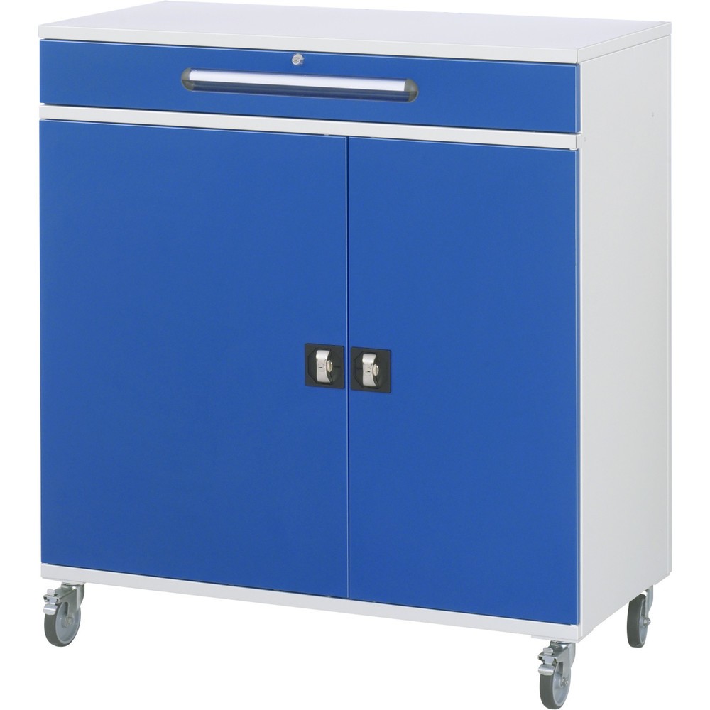 Numéro de l'image du produit 2: RAU Pupitre mobile, HxlxP 1 185 x 1 100 x 520 mm, tiroirs 16 x 80, 1 x 120 mm