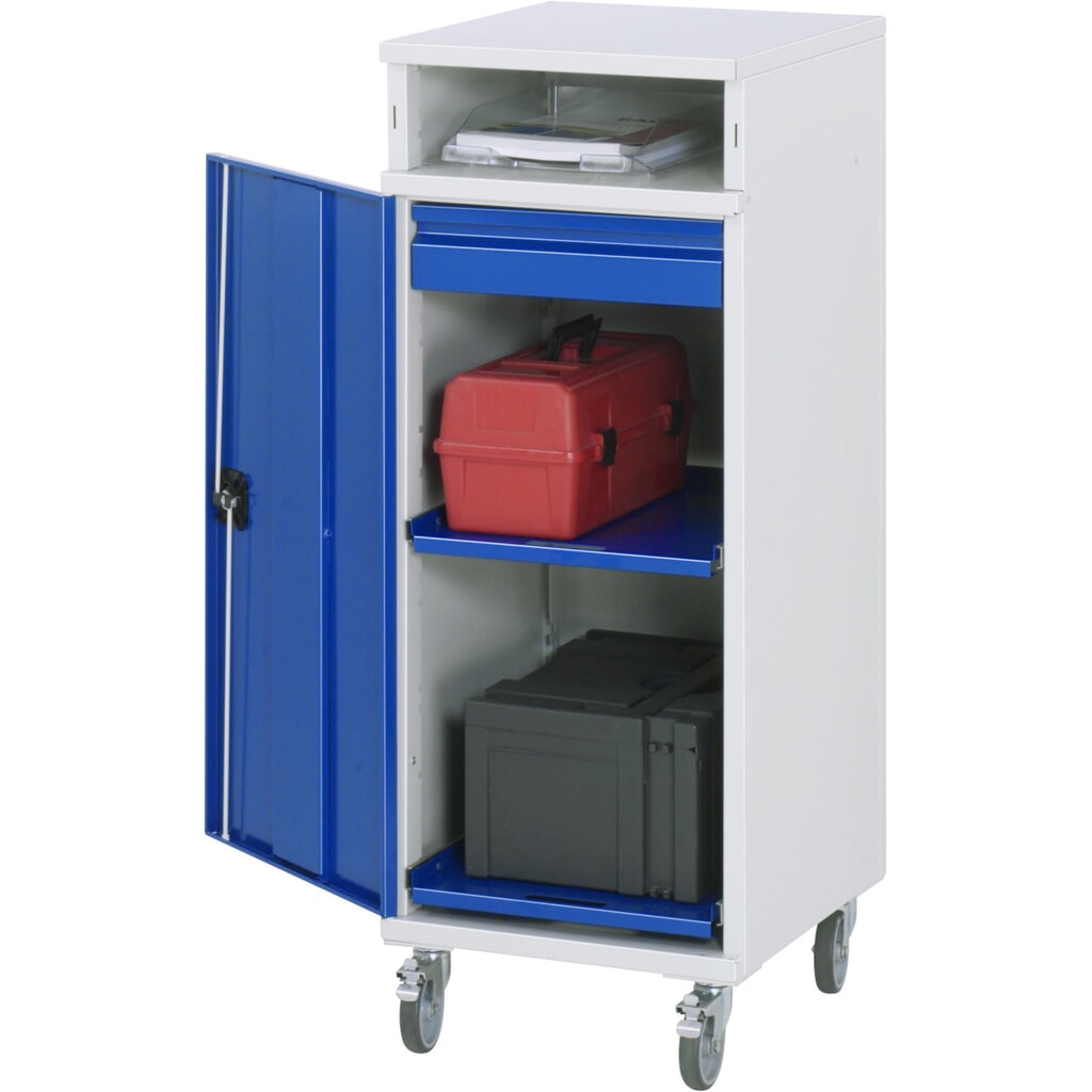 RAU pupitre mobile, haut. x larg. x prof. 1 185 x 450 x 520 mm, tiroir 1 x 80 mm Illustration du produit: RAU pupitre mobile, haut. x larg. x prof. 1 185 x 450 x 520 mm, tiroir 1 x 80 mm