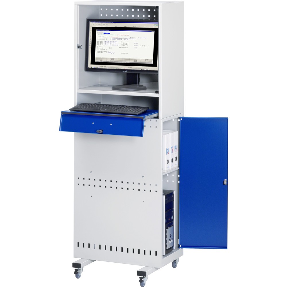 N° de l'image du produit 1 : RAU Pupitre informatique avec boîtier d'écran, mobile