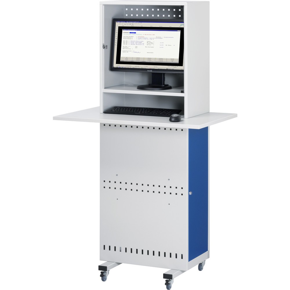 Numéro de l'image du produit 3: RAU Pupitre informatique avec boîtier d'écran, mobile