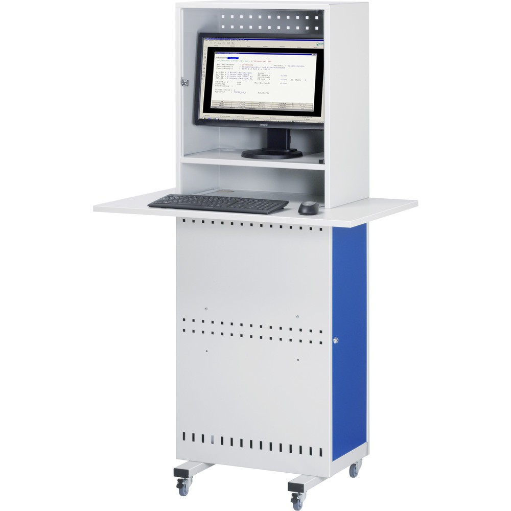 Numéro de l'image du produit 4: RAU Pupitre informatique avec boîtier d'écran, mobile