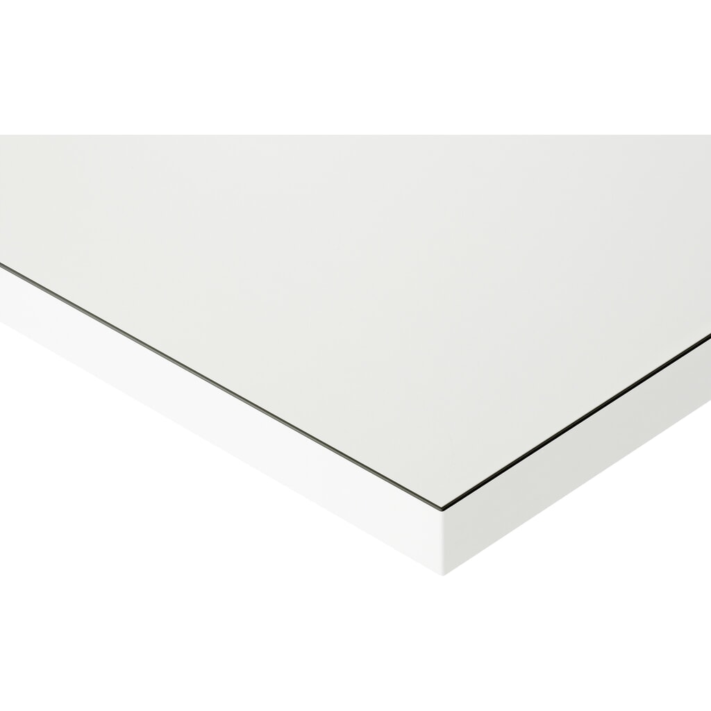 RAU Établi réglable en hauteur série JERRY, HxlxP 800-850 x 1 000 x 800 mm, Plan de travail avec revêtement mélaminé EGB N° de l'image du produit 2 : RAU Établi réglable en hauteur série JERRY, HxlxP 800-850 x 1 000 x 800 mm, Plan de travail avec revêtement mélaminé EGB