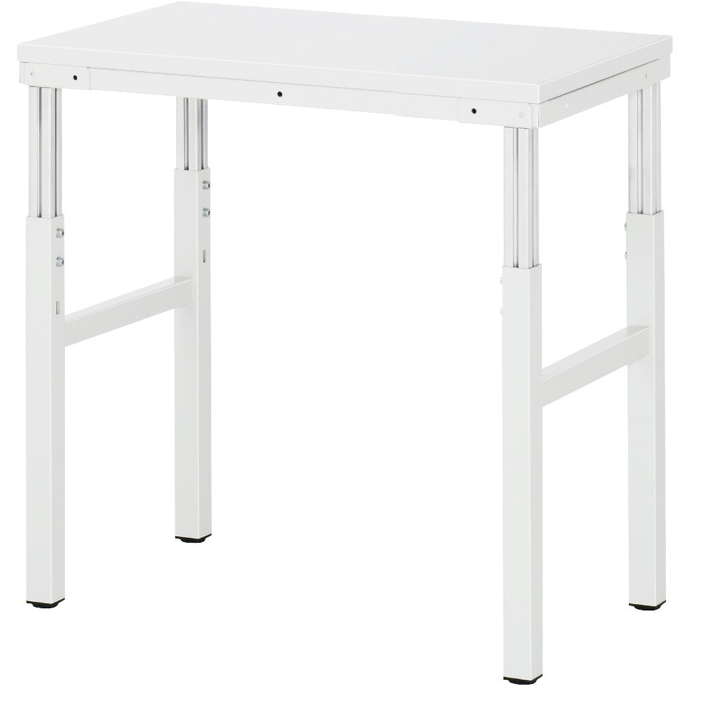 Illustration du produit: RAU Table de travail Série E, HxlxP 650-1 000 x 700 x 500 mm, plan de travail avec revêtement en mélamine