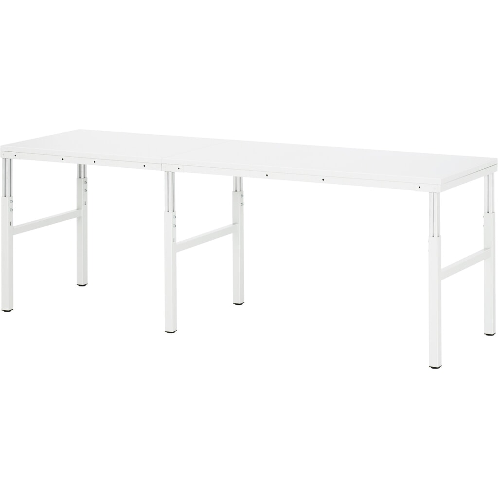 RAU Table de travail Série E, HxlxP 650-1 000 x 700 x 500 mm, plan de travail avec revêtement en mélamine N° de l'image du produit 3 : RAU Table de travail Série E, HxlxP 650-1 000 x 700 x 500 mm, plan de travail avec revêtement en mélamine
