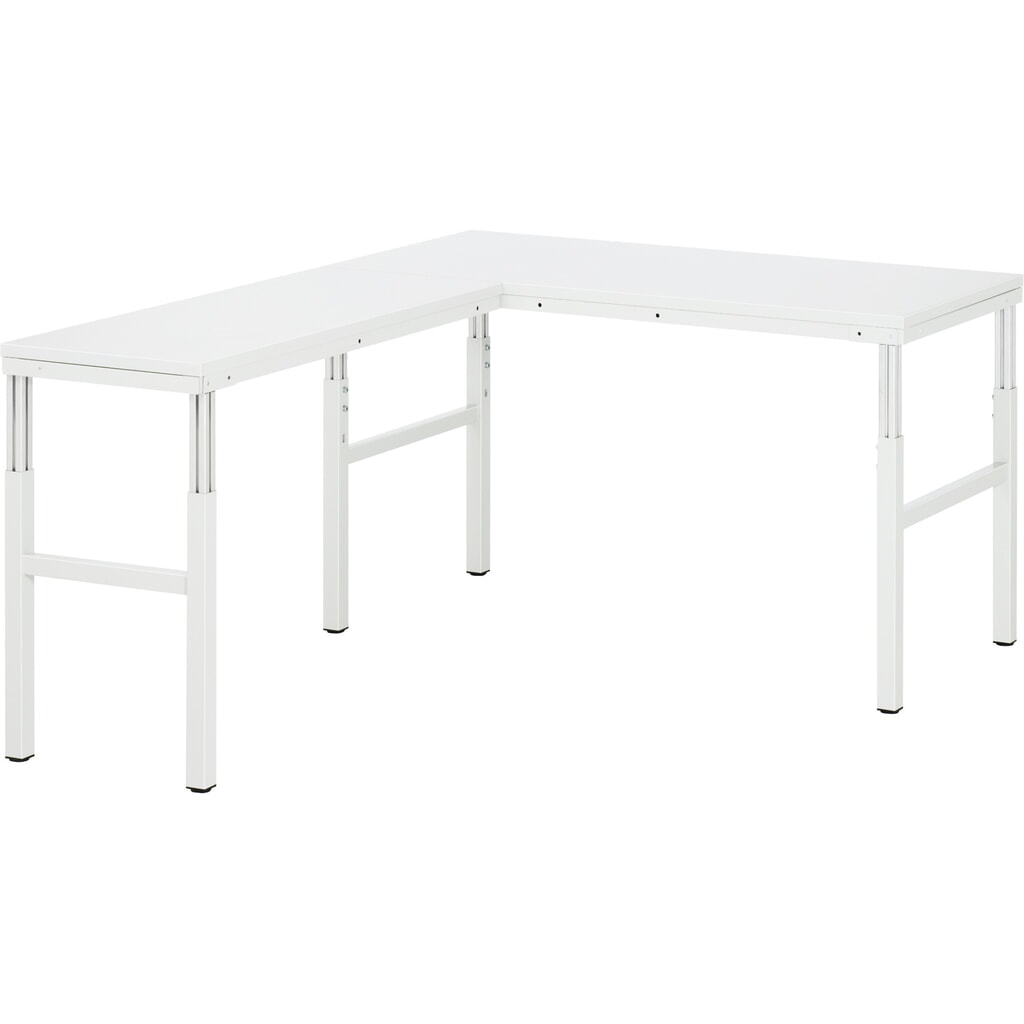 RAU Table de travail Série E, HxlxP 650-1 000 x 700 x 500 mm, plan de travail avec revêtement en mélamine N° de l'image du produit 4 : RAU Table de travail Série E, HxlxP 650-1 000 x 700 x 500 mm, plan de travail avec revêtement en mélamine