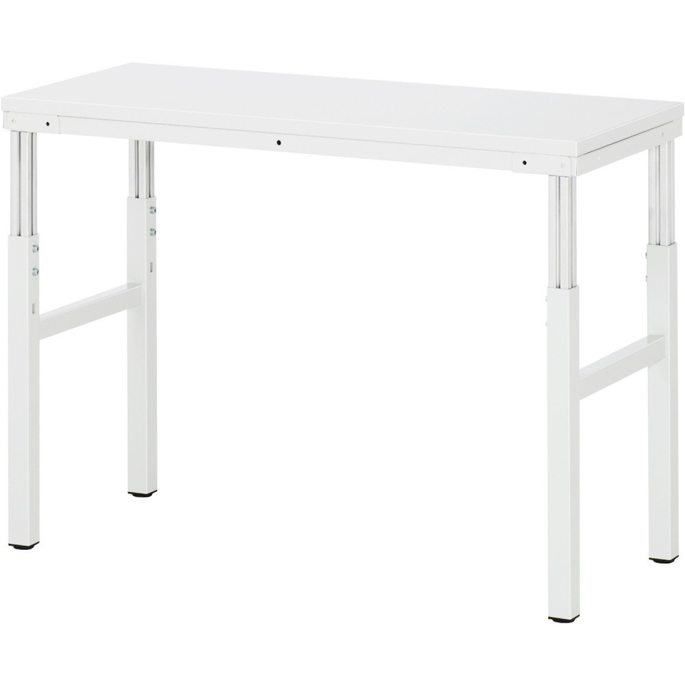Numéro de l'image du produit 1: RAU Table de travail Série E, HxlxP 650-1 000 x 1 200 x 500 mm, plan de travail avec revêtement en mélamine EGB