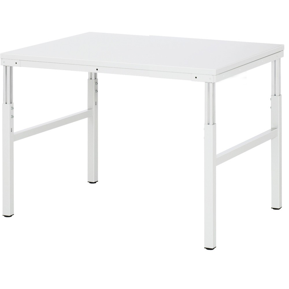 Numéro de l'image du produit 1: RAU Table de travail Série E, HxlxP 650-1 000 x 1 200 x 900 mm, plan de travail avec revêtement en mélamine