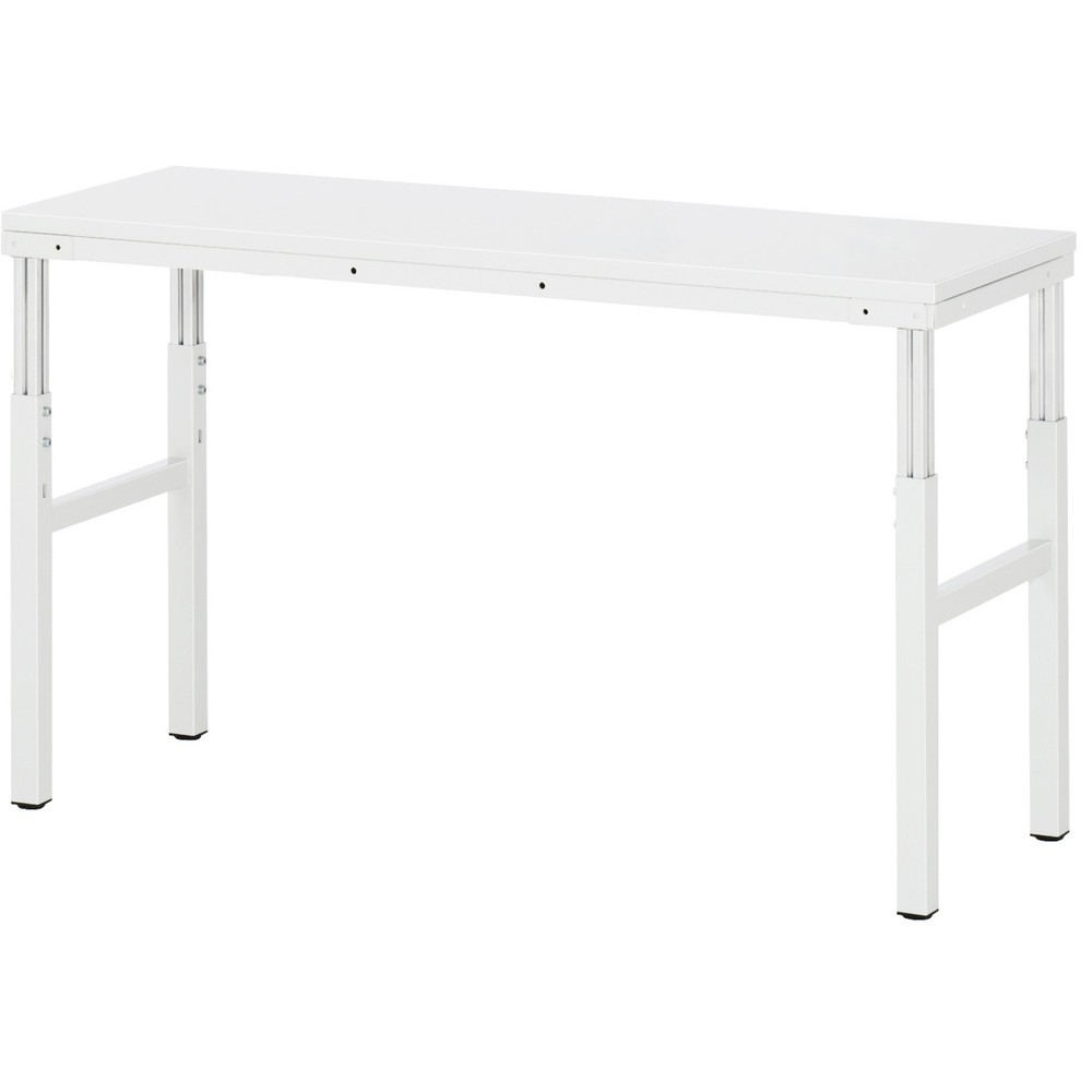 Numéro de l'image du produit 1: RAU Table de travail Série E, HxlxP 650-1 000 x 1 500 x 500 mm, plan de travail avec revêtement en mélamine EGB