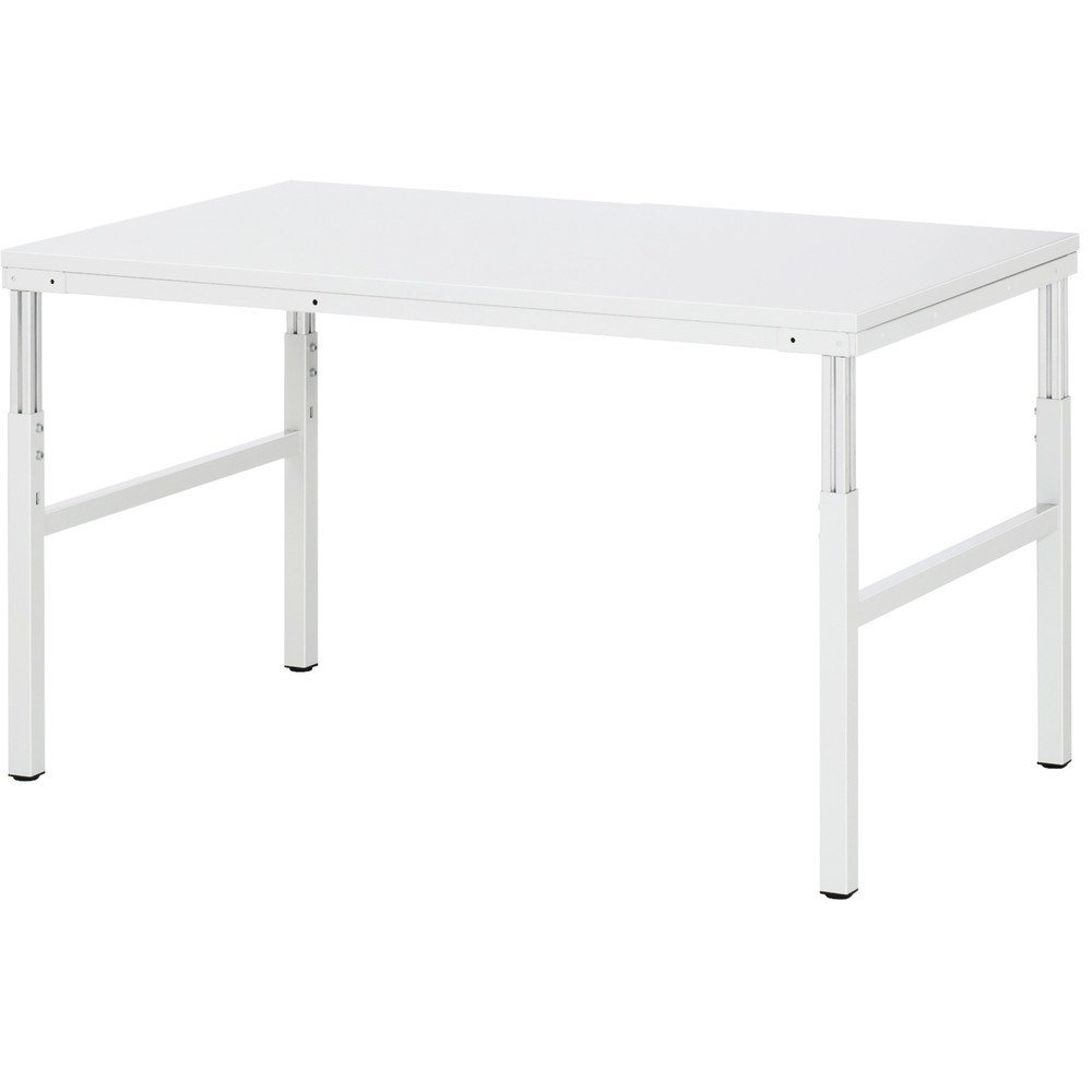 Numéro de l'image du produit 1: RAU Table de travail Série E, HxlxP 650-1 000 x 1 500 x 900 mm, plan de travail avec revêtement en mélamine