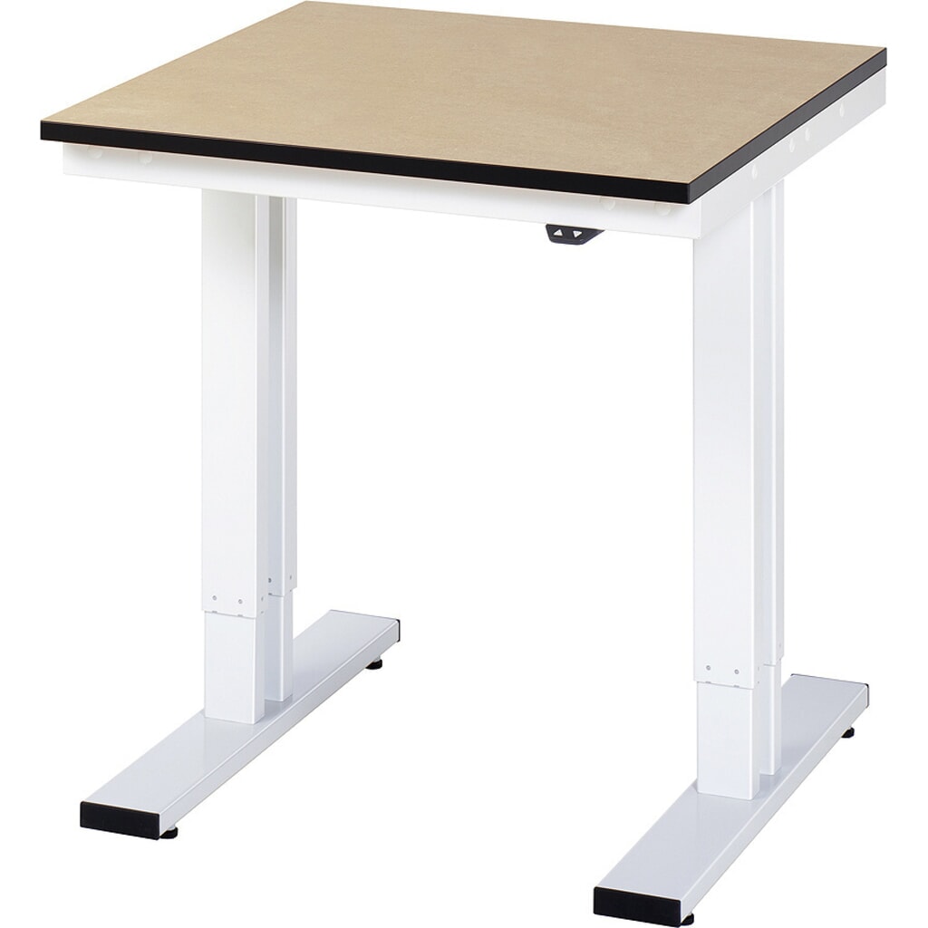 RAU Table pour poste de travail à réglage électrique de la hauteur série adlatus 300, HxlxP 720-1 120 x 750 x 800 mm, plan de travail en MDF Illustration du produit: RAU Table pour poste de travail à réglage électrique de la hauteur série adlatus 300, HxlxP 720-1 120 x 750 x 800 mm, plan de travail en MDF