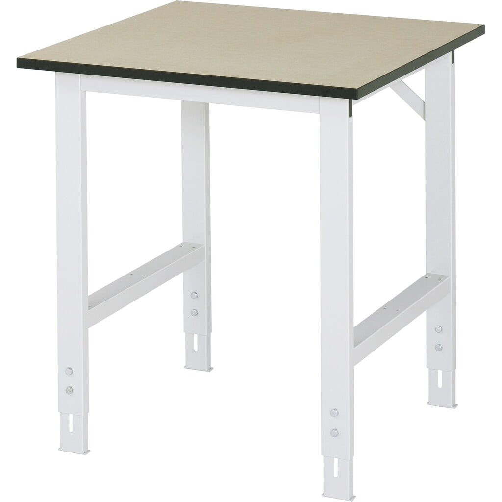 Illustration du produit: RAU Table pour poste de travail réglable en hauteur série TOM, HxlxP 760-1 080 x 750 x 800 mm, plan de travail MDF