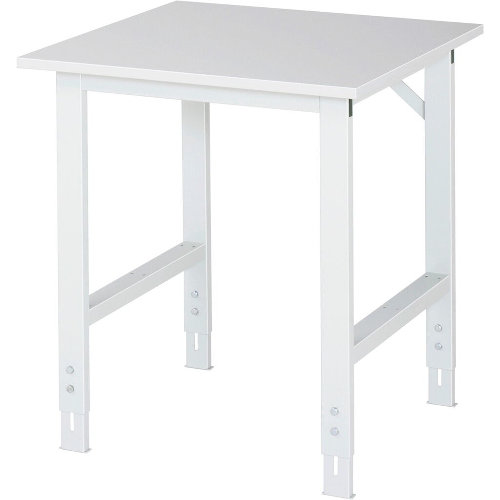 N° de l'image du produit 1 : RAU Table pour poste de travail réglable en hauteur série TOM, HxlxP 760-1 080 x 750 x 800 mm, plan de travail mélaminé