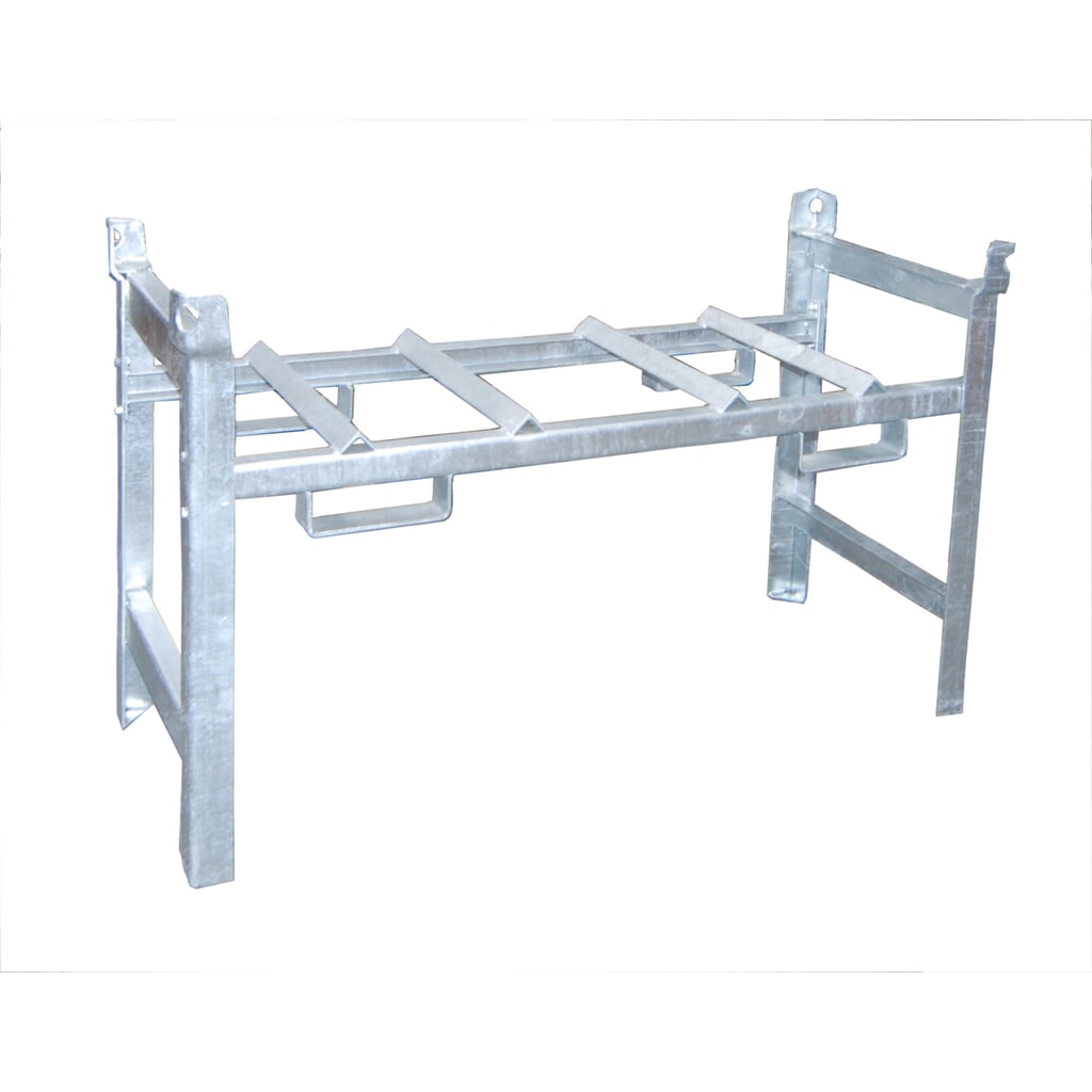 Rayonnage à fûts Bauer® FR-2, galvanisé à chaud Illustration du produit: Rayonnage à fûts Bauer® FR-2, galvanisé à chaud