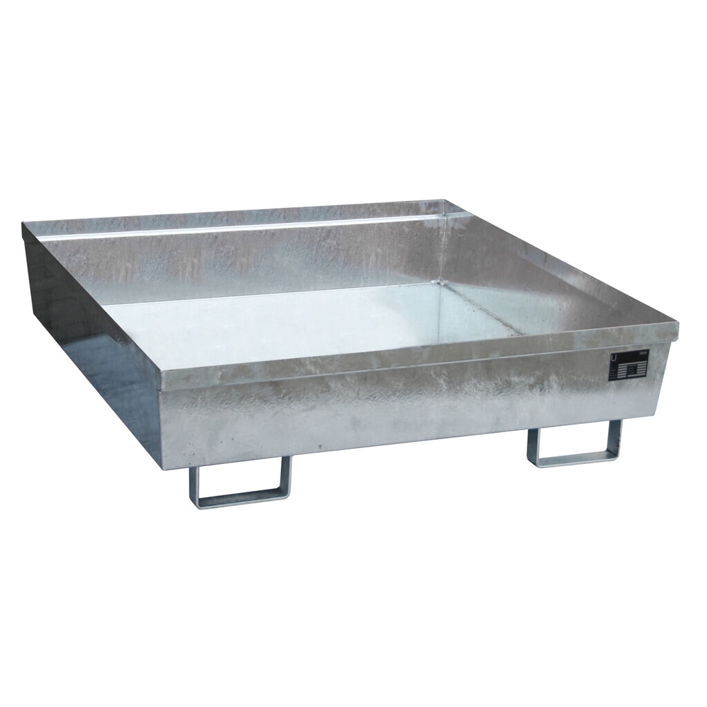 Bauer® rayonnage à fûts, bac de rétention FRA-3 galvanisé à chaud Illustration du produit: Bauer® rayonnage à fûts, bac de rétention FRA-3 galvanisé à chaud
