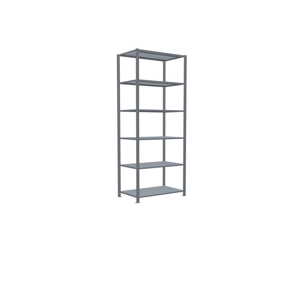 Numéro de l'image du produit 2: SCHULTE Rayonnage à tablettes galvanisé, charge par tablette 330 kg, HxlxP 2 500 x 1 060 x 636 mm