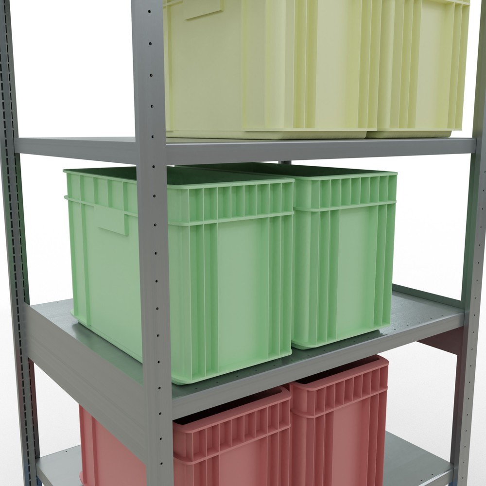 Numéro de l'image du produit 4: SCHULTE Rayonnage à tablettes galvanisé, charge par tablette 330 kg, HxlxP 2 500 x 1 060 x 836 mm
